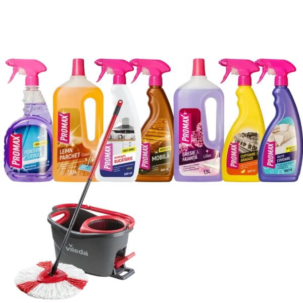 Promax Pachet intretinere casa+Galeata Vileda