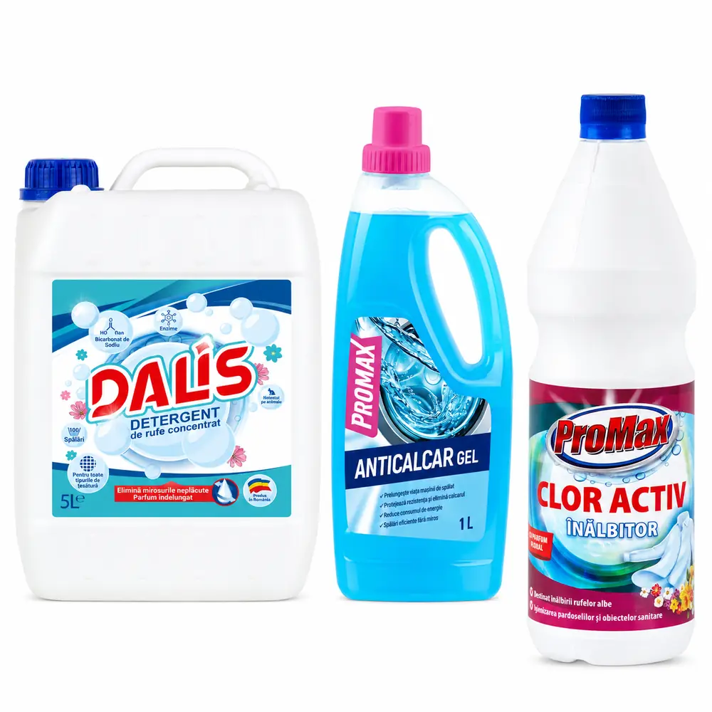 Promax Pachet Spălare Rufe 3 în 1