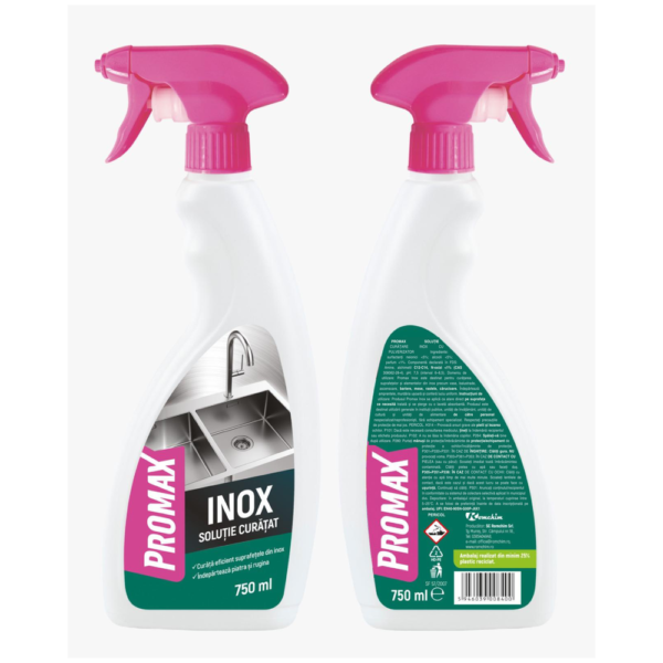 Promax-Soluție curățare inox cu pulverizator