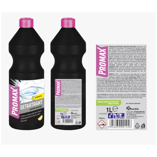 Promax-Detartrant grupuri sanitare 1L