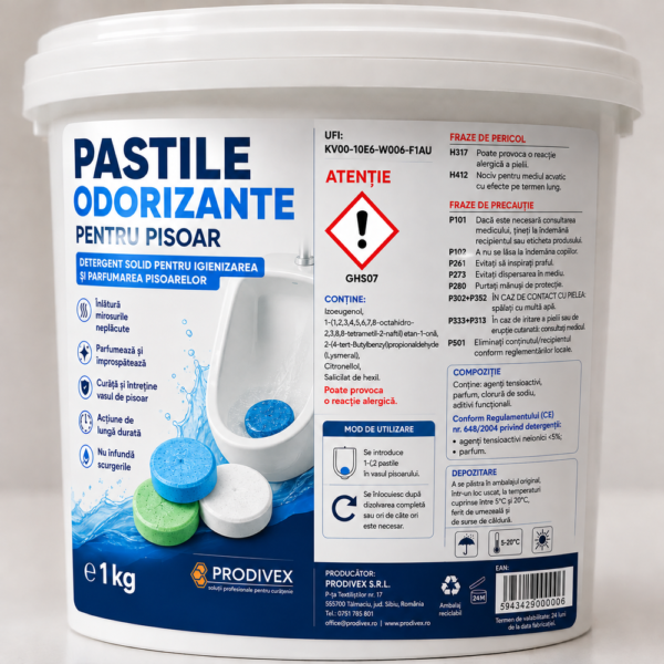 MASTER WHITE-Pastile odorizante pisoar, cutie/set