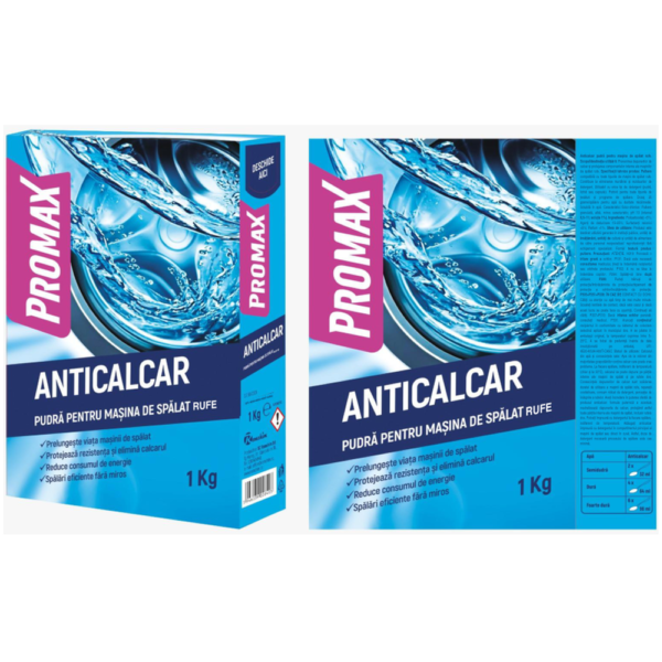 Promax-Anticalcar pudră pentru mașina de spălat rufe 1kg