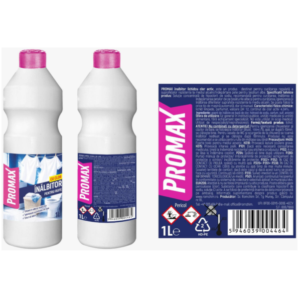 Promax-Clor/Înălbitor lichid 1L
