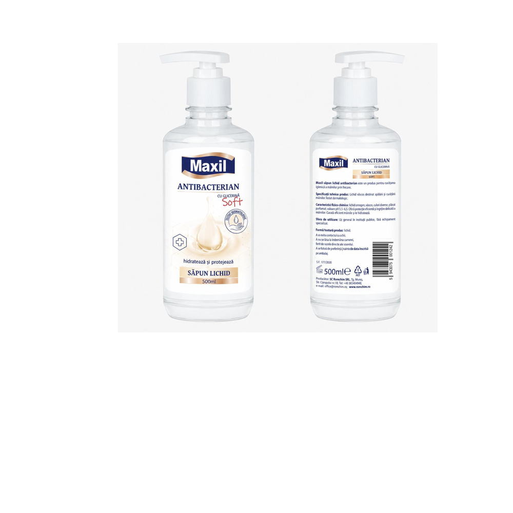 Maxil-Săpun lichid cu pompiță 500 ml